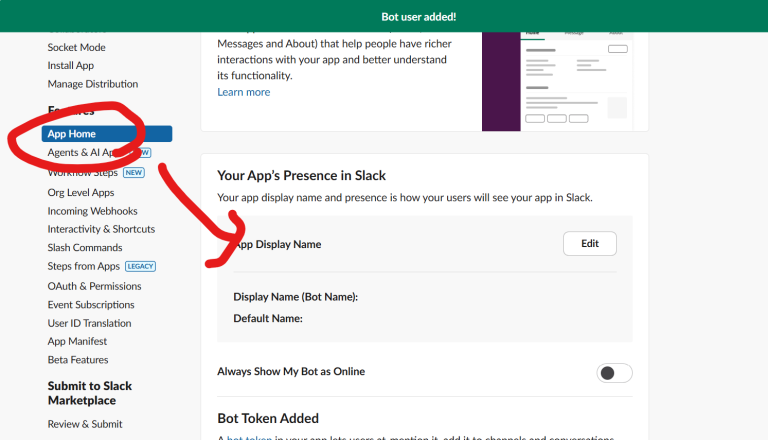 「インストールするボットユーザーがありません」SlackのIncomingWebhook設定時のエラーはボットの名前を付けたら直る