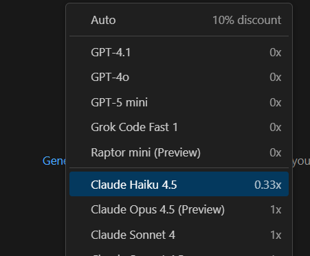 GitHub Copilotに「Raptor mini」と言うモデルが追加されたので調べてみた（2025/11/26）