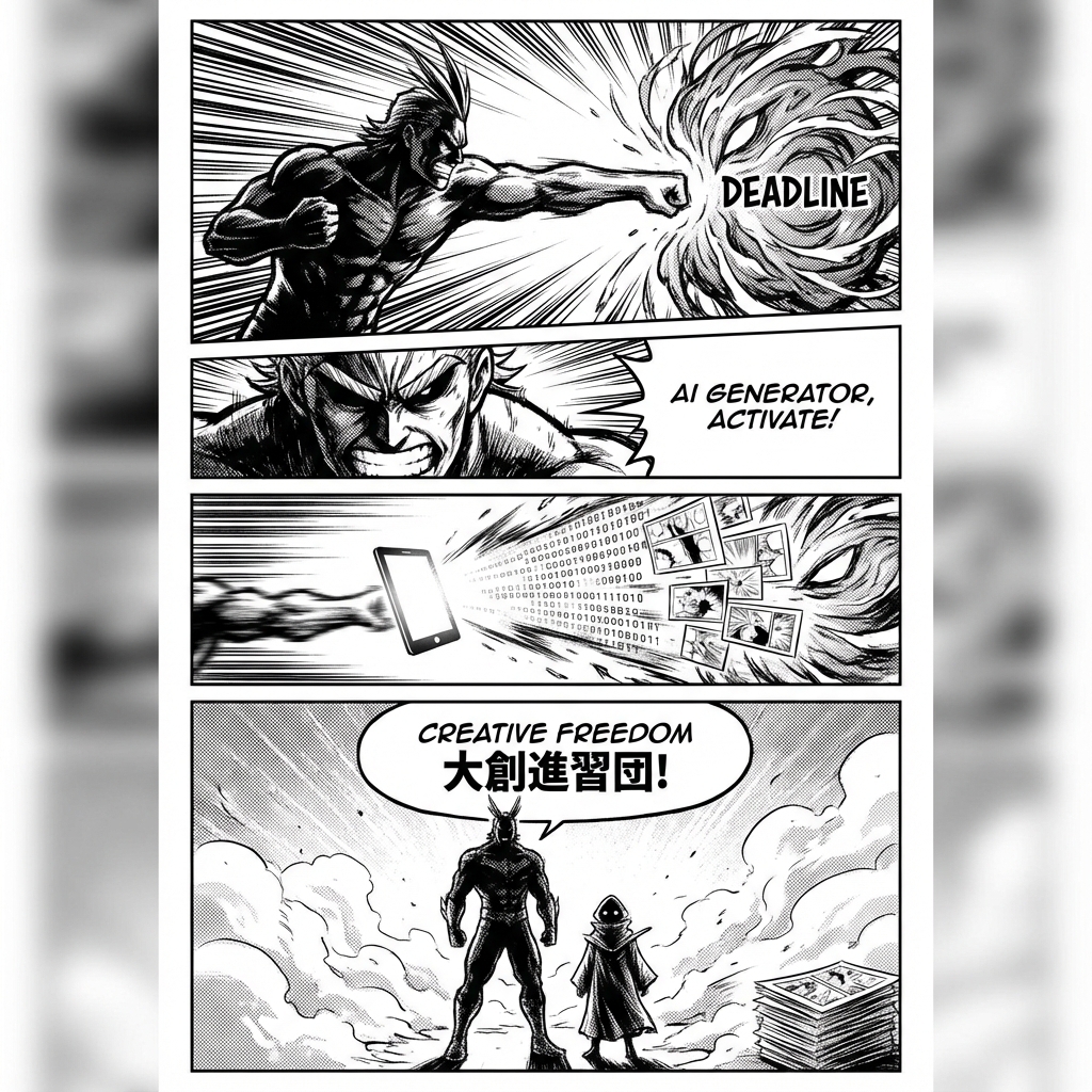 Introducing the Manga AI Generator Powered by nanobanana pro — by ZIDOOKA