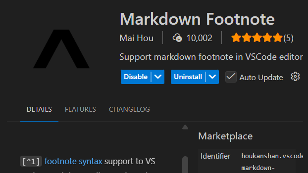 VS CodeでMarkdownの脚注がうまく表示されないときの解決法｜Markdown Footnoteをインストールするだけ！