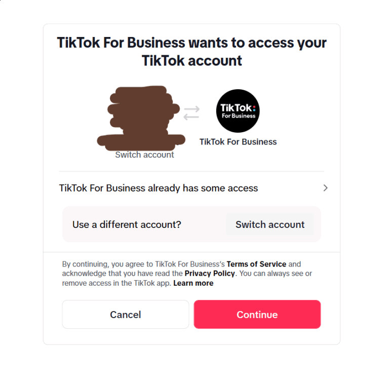 What the “TikTok For Business wants to access your TikTok account” Screen Really Means