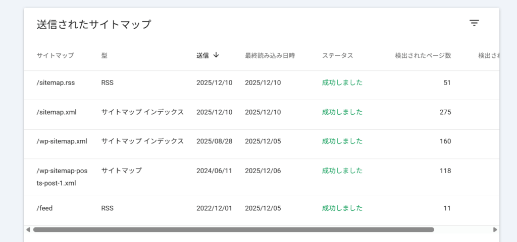 「あれ、もうサイトマップ登録してたんだ…」という話