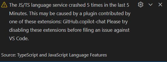 VS Code Error