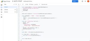 スプレッドシートの準備