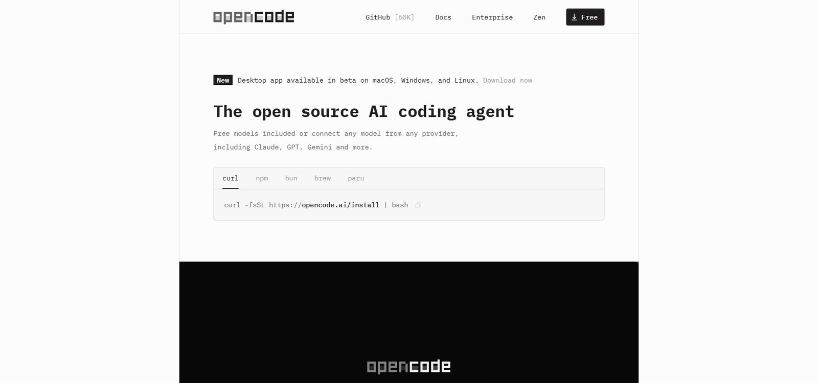 OpenCode Official Site